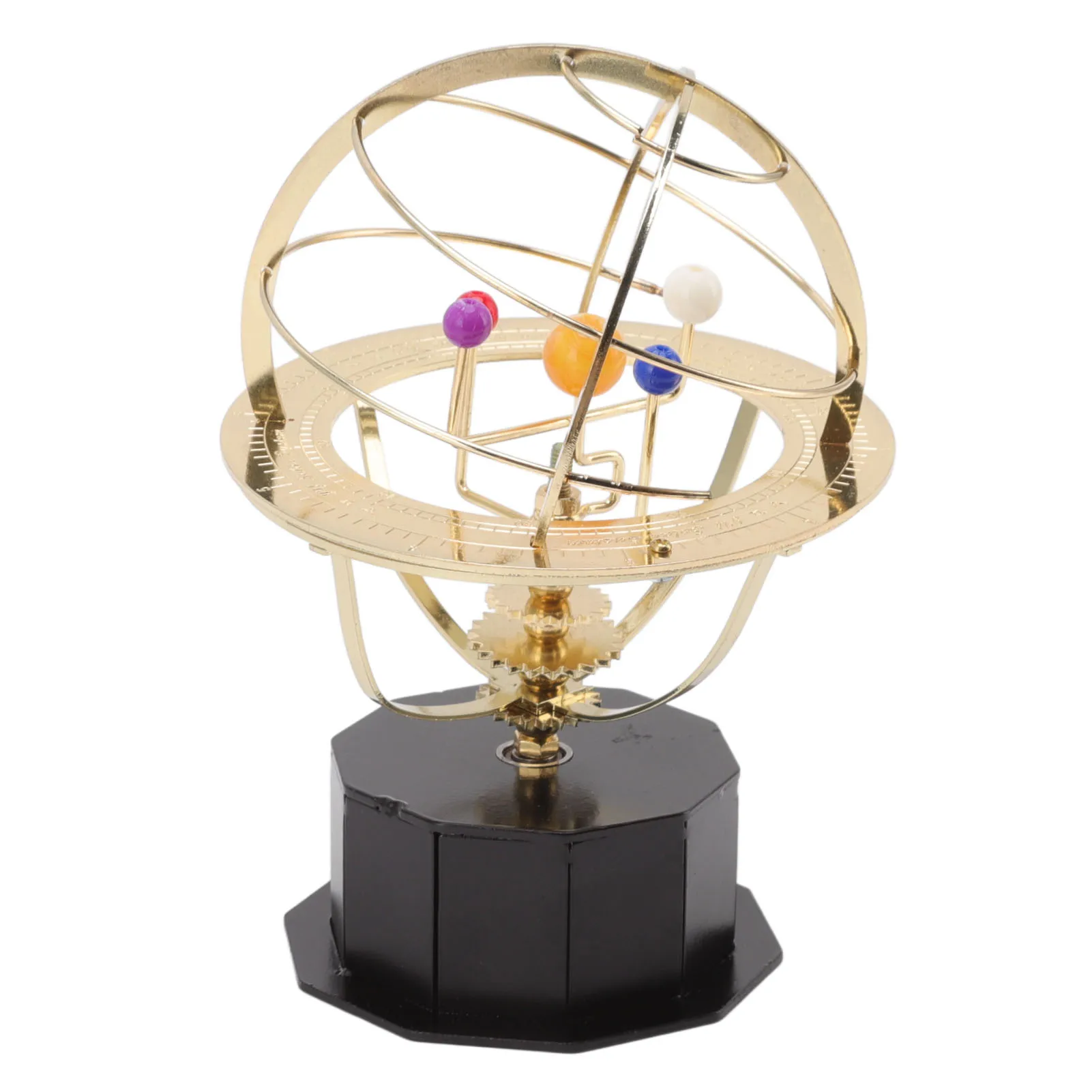 Grand Orrery Model of The Solar System Iron Metal Solar System Model Desk Decoration for Study Room