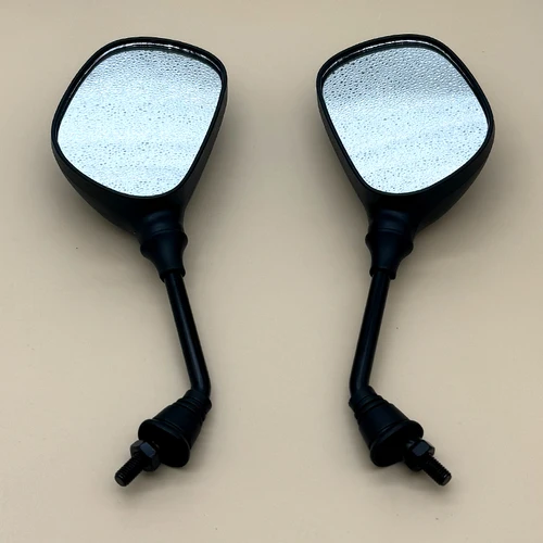 Imagen 2 del producto 1 par de espejos retrovisores universales de 22mm espejo convexo lateral para Honda Kawasaki Suzuki Yamaha KTM ATV Dirt Bike 8mm