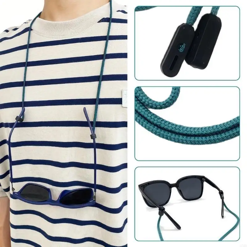 12Pcs Eyeglasses Retainers Neck Strap Anti Slip Polyester Lanyard Cord Glasses Holder for Reading Glasses Sunglass