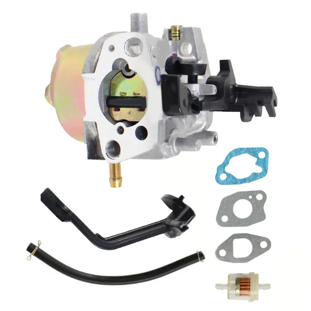 For Carburetor Assembly with Choke Lever for Power Pro 3500W Generator Fits 5.5HP 6.5HP 168FA 168FB 170F Engine Models