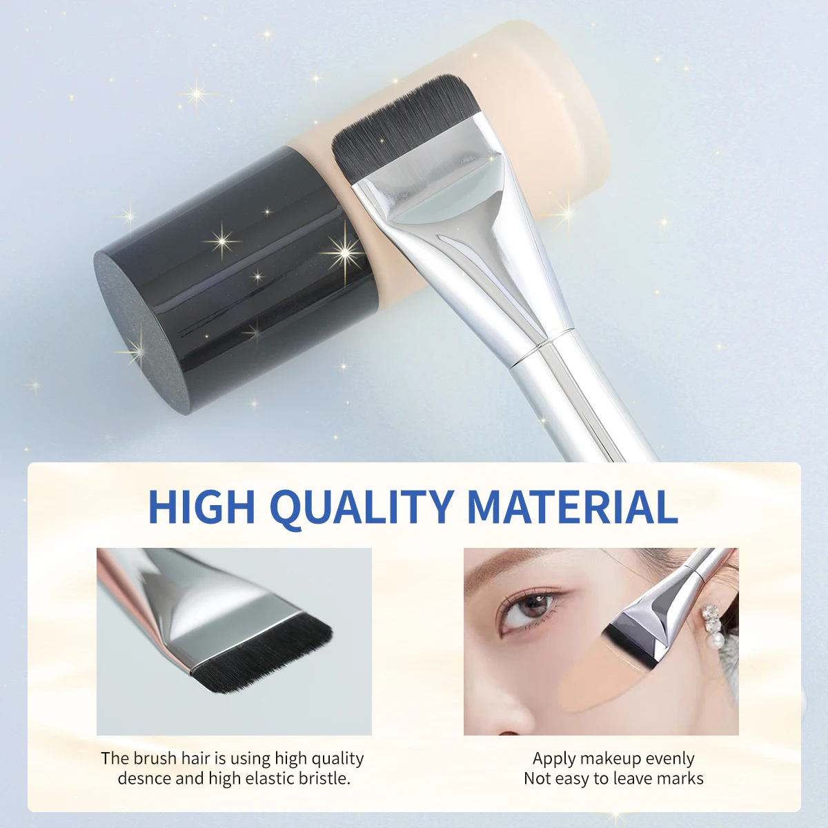 Brocha de maquillaje de base ultrafina OVW para aplicador de cosméticos de acabado perfecto