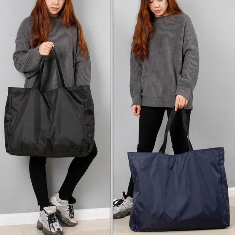 

Large Capacity Handheld Bag Solid Color Storage Pouch Practical Travel Bags Pregnant Women's Admission And Delivery Handbag