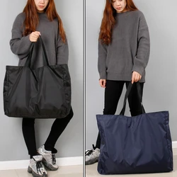 Large Capacity Handheld Bag Solid Color Storage Pouch Practical Travel Bags Pregnant Women's Admission And Delivery Handbag