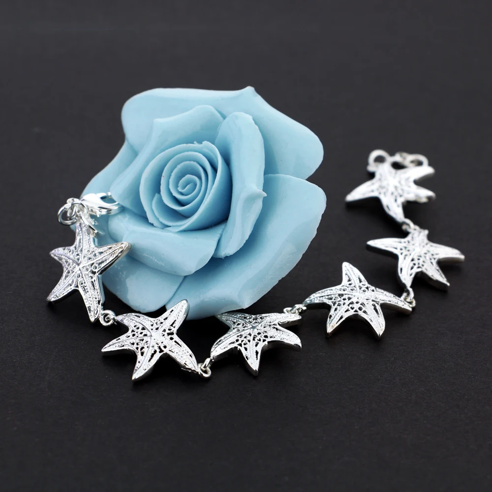 Women'S Ethnic Fashion Brands - Hot 925 Sterling Silver Charm starfish