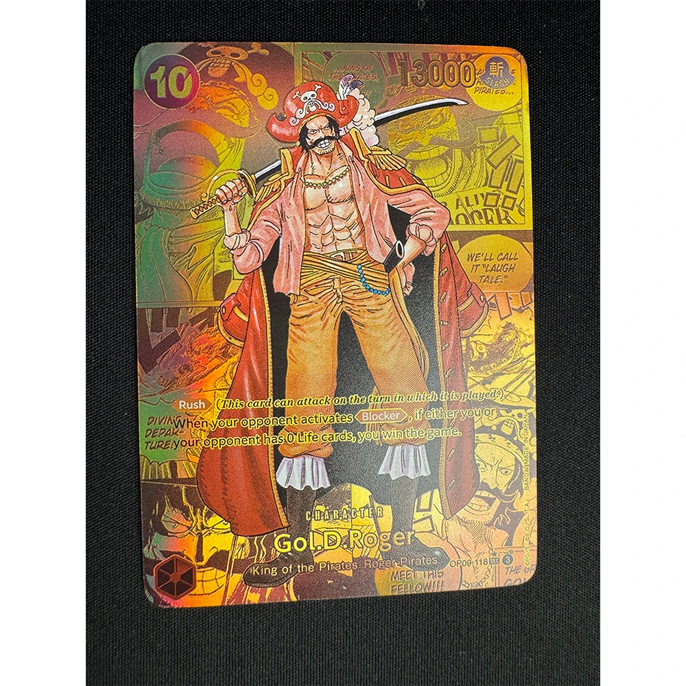 Anime kaart OPCG Roronoa Zoro Nefertari D Vivi BROOK DIY Zelfgemaakte textuur Bronzing speelgoed Collectie kaart Kerst verjaardagscadeau