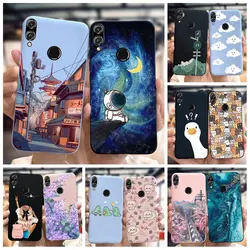 For Honor 8X Case Cute Astronaut Shockproof Silicone Phone Cover For Honor 8A 8C Honor8X Fundas JSN-L22 JSN-L21 Protective Shell