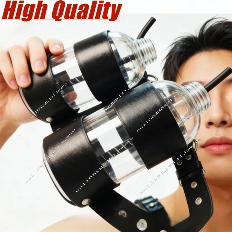 Used for Gas Mask Backpacks, Double Bottle Three-way Double Tube Accessories