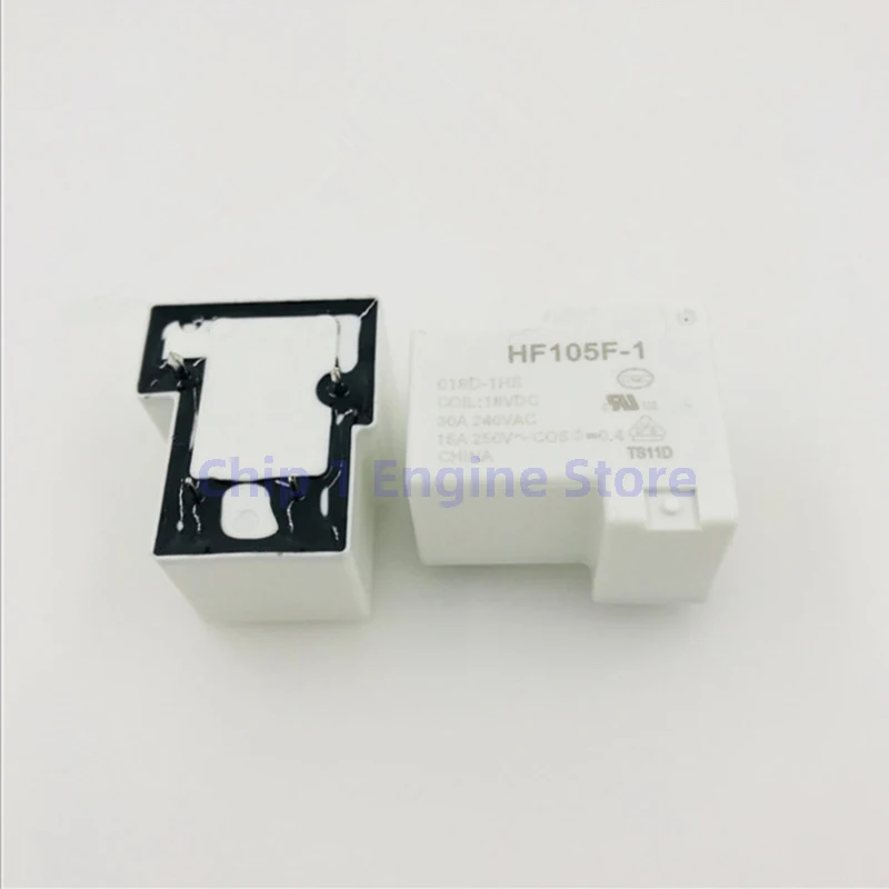 1PCS original relay HF/JQ 105F-1-005D-1HS HF105F-1-012D-1HS HF105F-1-024D-1HS 4pin 30A T90