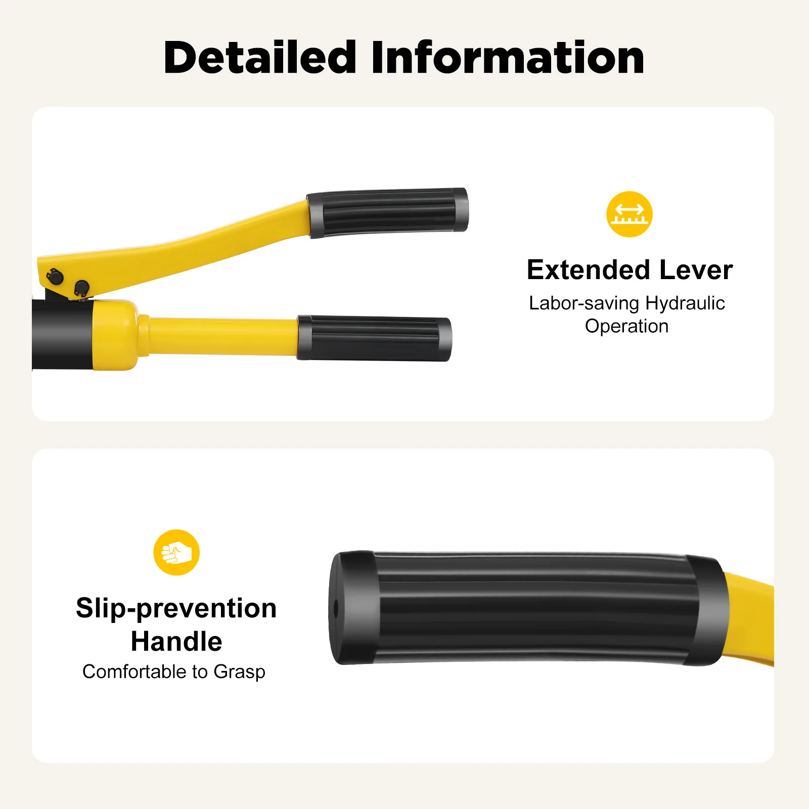 Hydraulic Rebar Cutter 0.16-0.63 inches - 16mm,Concrete Construction Tool 8Ton,Handheld Rebar Cutter W/Box,Steel Bolt Chain Cutt