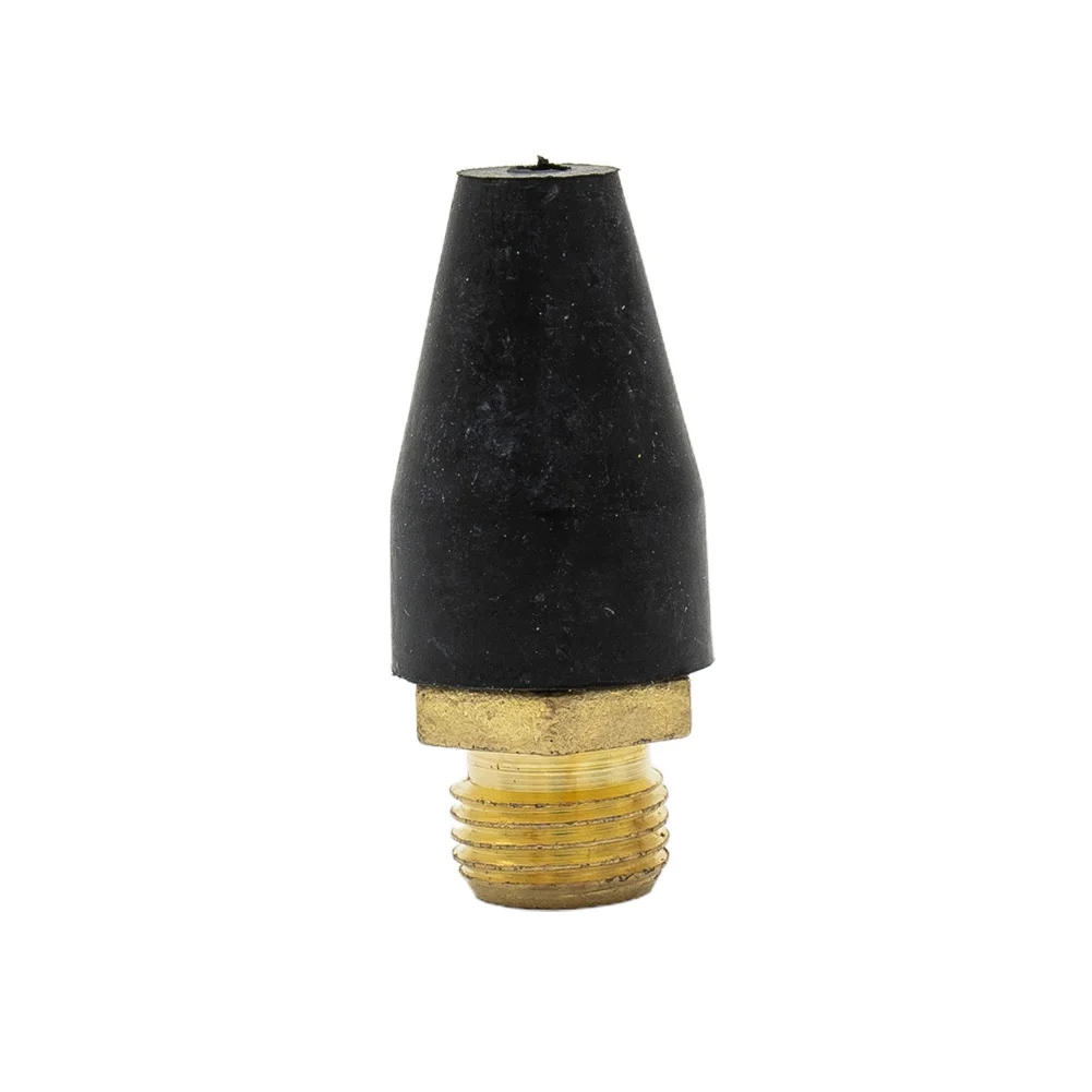 Pack Of 10Pcs Rubber / Brass Tip Replacement Air Nozzle For Air Blow for guns 1/8 Inch NPT Male Pneumatic Tools Accessories