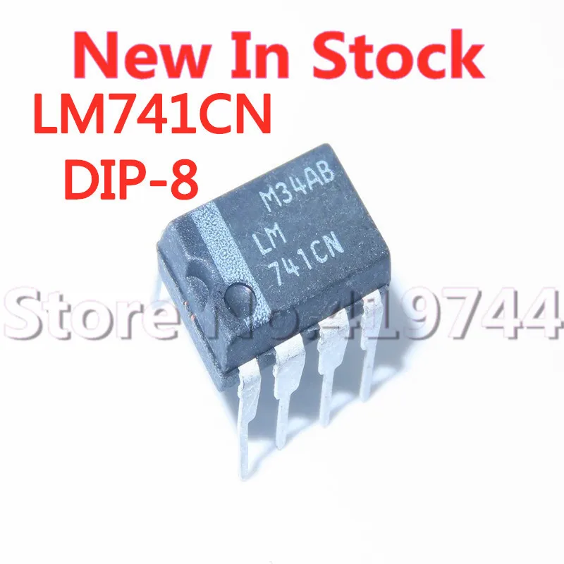 5 PÇS/LOTE LM741CN LM741 DIP-8 chip amplificador operacional Em Estoque Novo Original