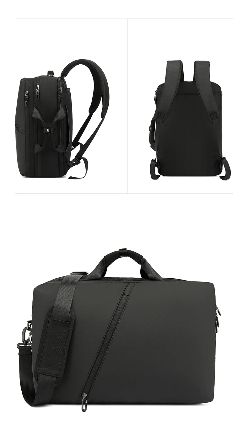 حقيبة ظهر جديدة للأعمال للرجال، حقيبة سفر متعددة الوظائف، حقيبة كمبيوتر محمول متينة، حقيبة كتف مزدوجة للرجال #4