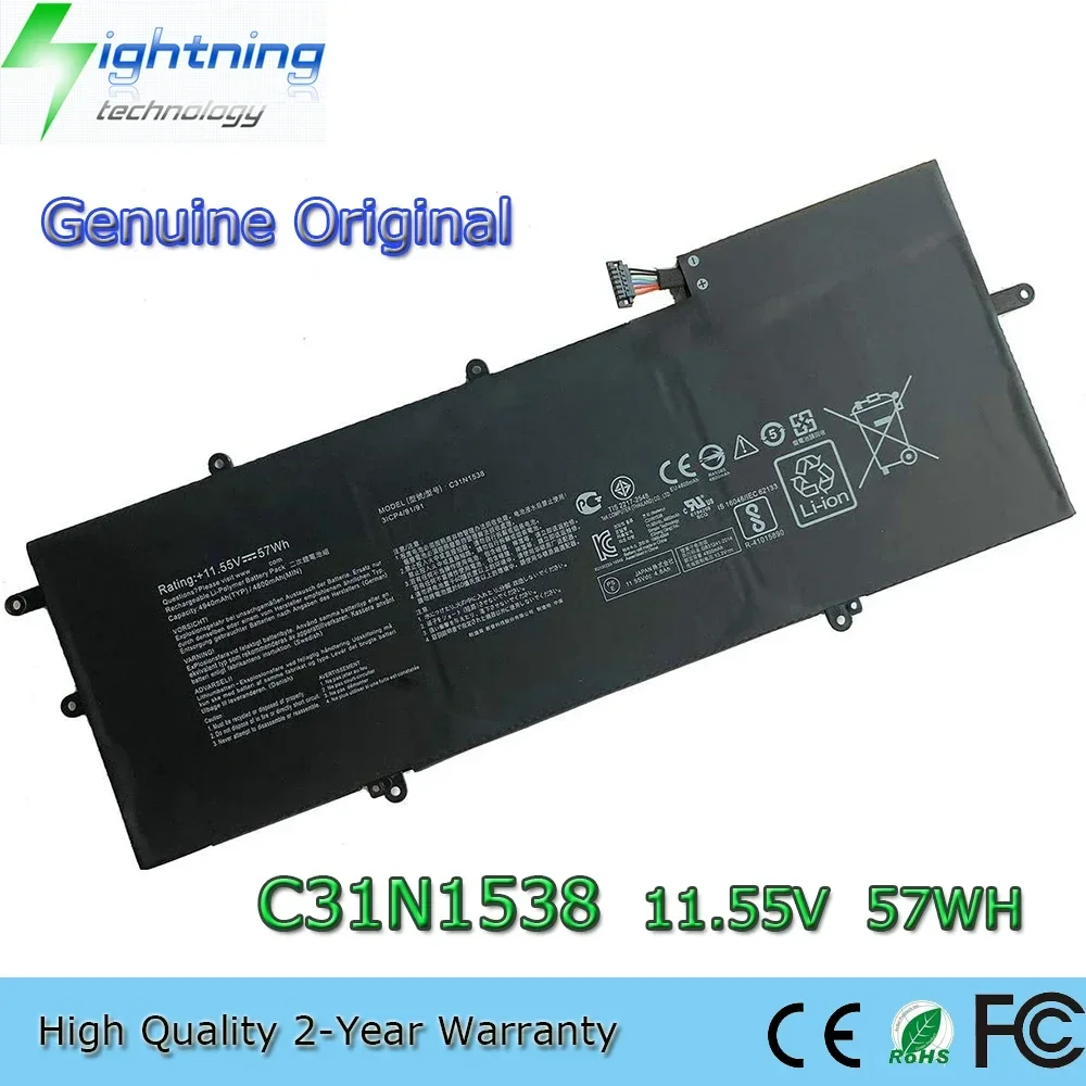 New Original C31N1538 11.55V 57Wh Laptop Battery for Asus ZenBook Flip Q324UA UX360UA UX360UAK etc.