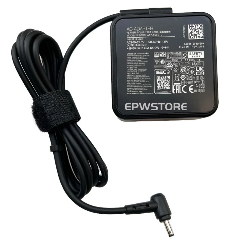 

Зарядное устройство переменного тока BN+19V 3.42A 65W для Asus UM433IQ UX433FA UX434FAC UX434FLC