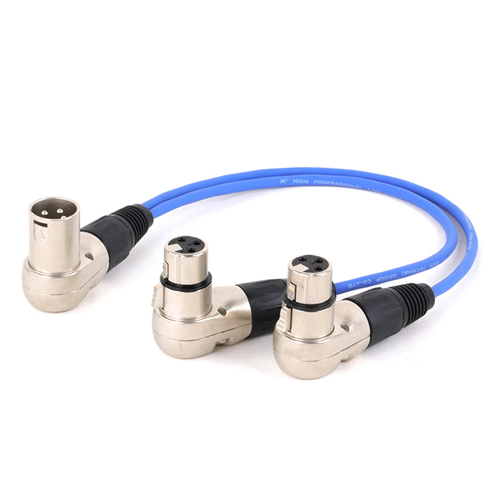 XLR штекер-двойной гнездовой аудиокабель линия 3 PIN Прямоугольный штекер звуковой кабель XLR Y-Сплиттер конвертер на заказ