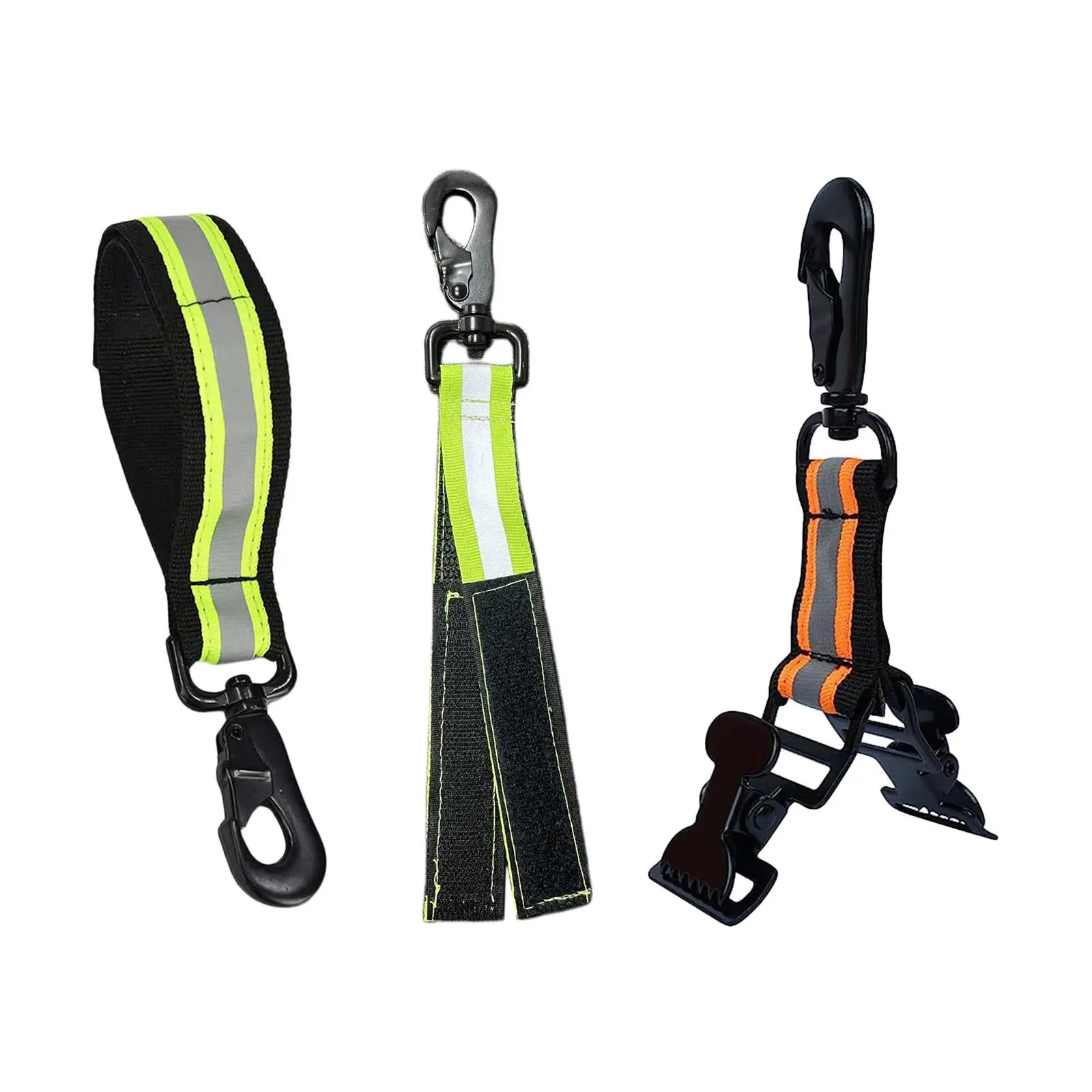 Firefighter Glove Strap for Welding Gloves Quick Access Reflective Reflective Nylon Webbing Gloves Leash for Workers