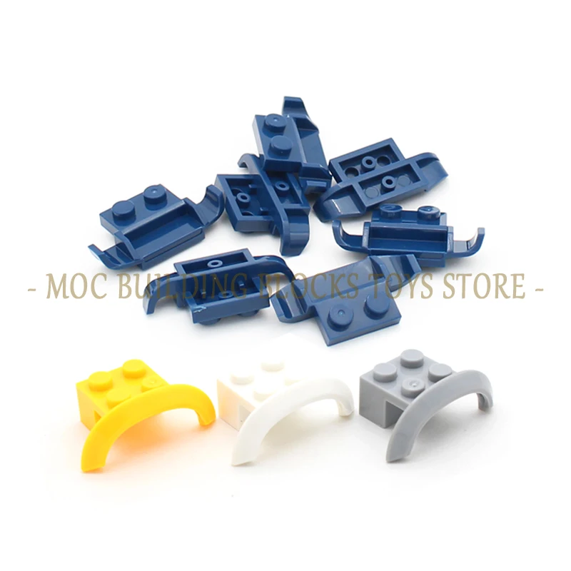 MOC Parts 98282 50949 Plate Mudguard Arch Round Modified Racers Car Grille Building Blocks Bricks Mechanical Accessories Toys