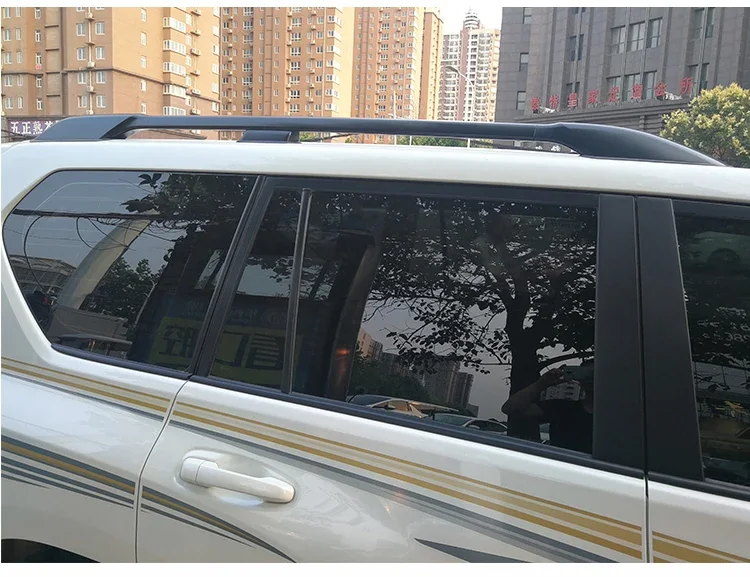 OE Style Car Roof Rack For Land Cruiser Prado LC150 2010-2022 Rails Bar Luggage Carrier Bars top Cross bar Rack Rail Accessories