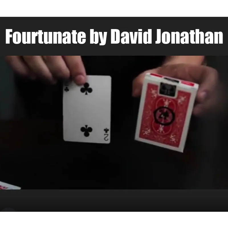 Fourtunate by David Jonathan  Magic Tricks Close up Illusions Card Magia Gimmicks Props