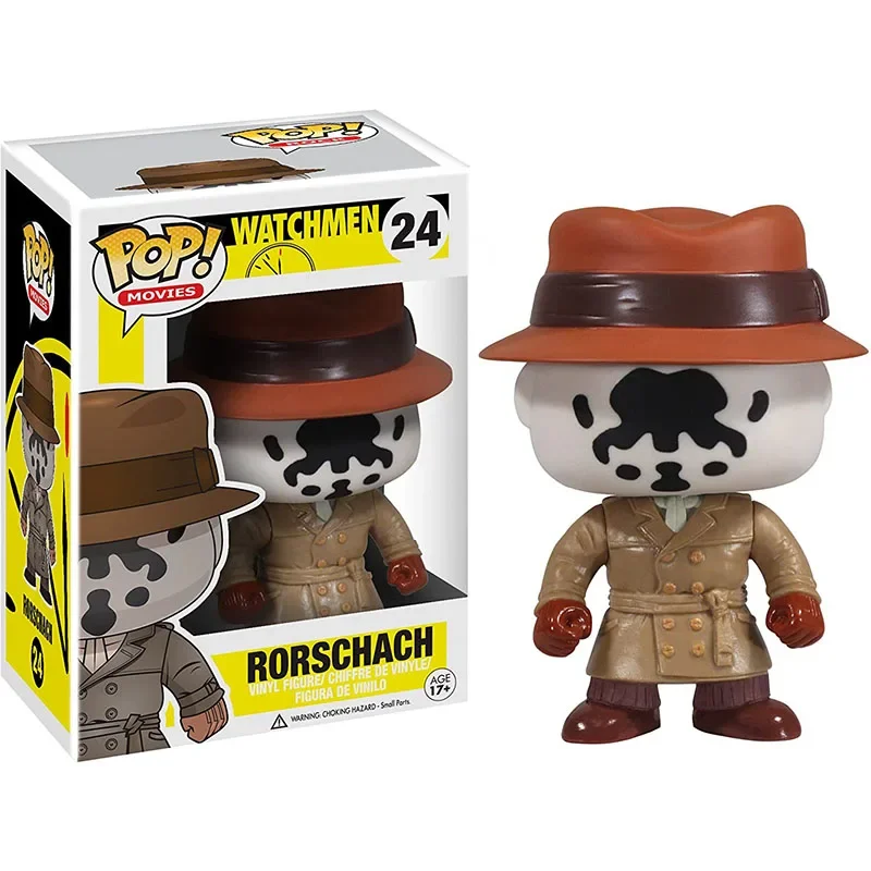 Funko Pop Watchmen Vinyl Figure Toys #24 Rorschach Bloody