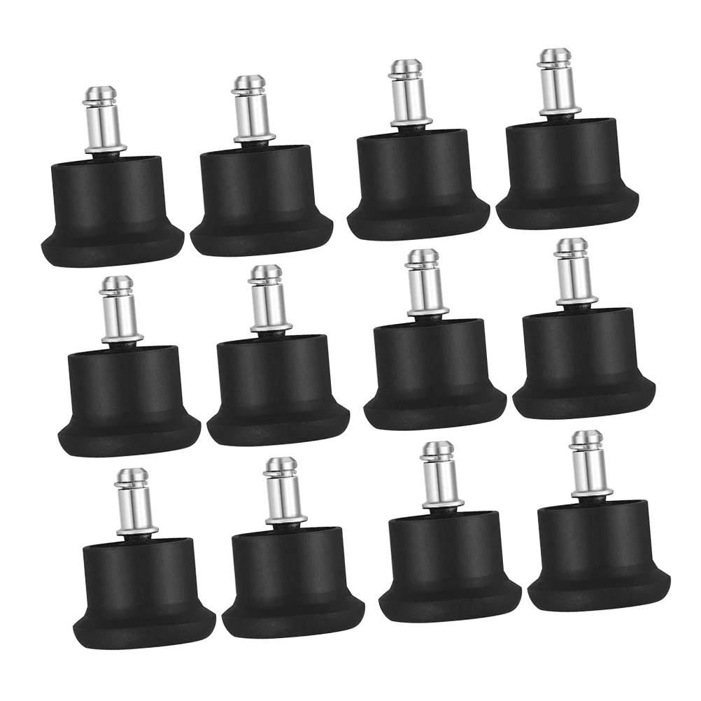 

15 Pcs Furniture Chair Foot Pad Glide Bell Replacement Office Desk Hard Floors Protector Carpet Wheel Stoppers