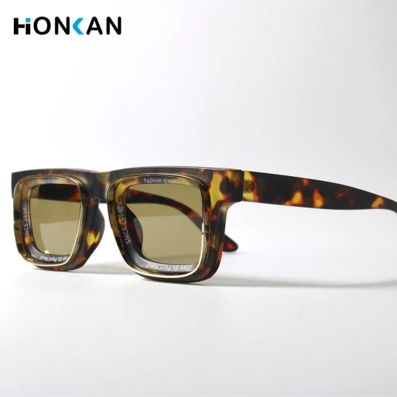 

Retro Letter Sunglasses Men Square Frame Anti Glare Vintage Sun Glasses UV400 Eyewear Fishing Travelling Glasses for Women