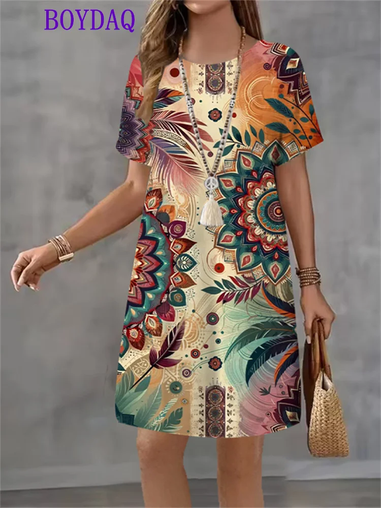 

Женское платье с 3D принтом, платья с коротким рукавом и круглым вырезом, лето 2021, новое модное повседневное мини-платье в стиле Харадзюку, женская праздничная одежда