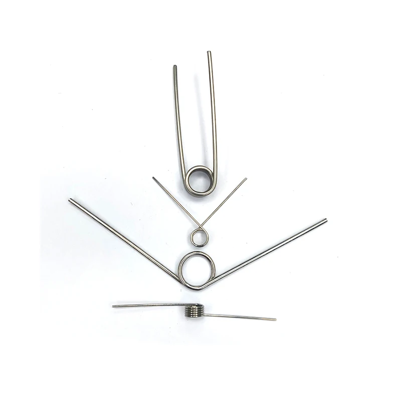 5 Buah Kawat Pegas Rotasi Kanan Diameter 1.2Mm Pegas Torsi Kanan Kembali dan Reset Putaran Pegas Berbentuk V 1/2/3/4/5 Putaran 304SUS