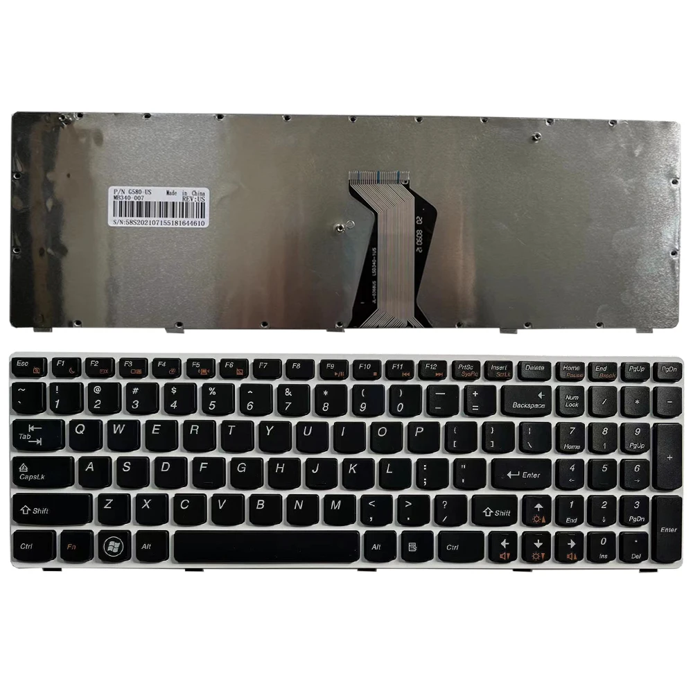New US Keyboard For Lenovo G580 Z580 Z580A G585 Z585 Laptop English Keyboard 25206659 MP-10A33US-686CW T4G8-US