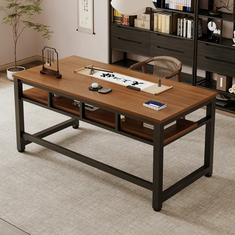 Calligraphy Table Painting Desk Student Home Brush Practice Table Counseling Class Training Computer Desk Writing Table