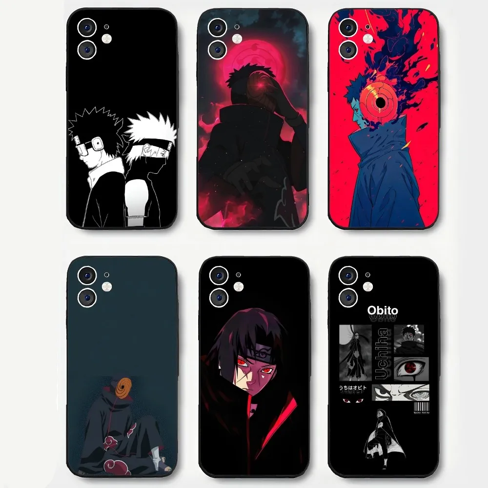 

EPC Uchiha O_Obito Чехол для телефона Силиконовый мягкий для iPhone 16, 15, 14, 13, 12, 11 Plus Pro Max Plus