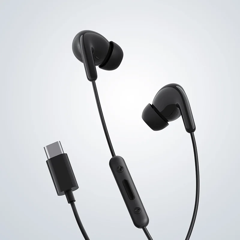 [24 New] Xiaomi Type-C wired earphones high definition call noise reduction for Apple Huawei Samsung Xiaomi mobile phones