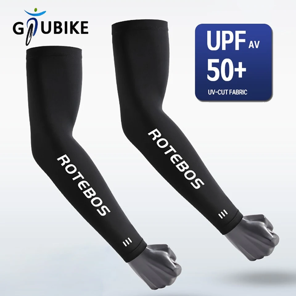 

GTUBIKE Ice Silk Bicycle Sleeves Cycling Arm Protection Outdoor Sun UV Summer Breathable Protect Sports MTB Road Bike Sleeves