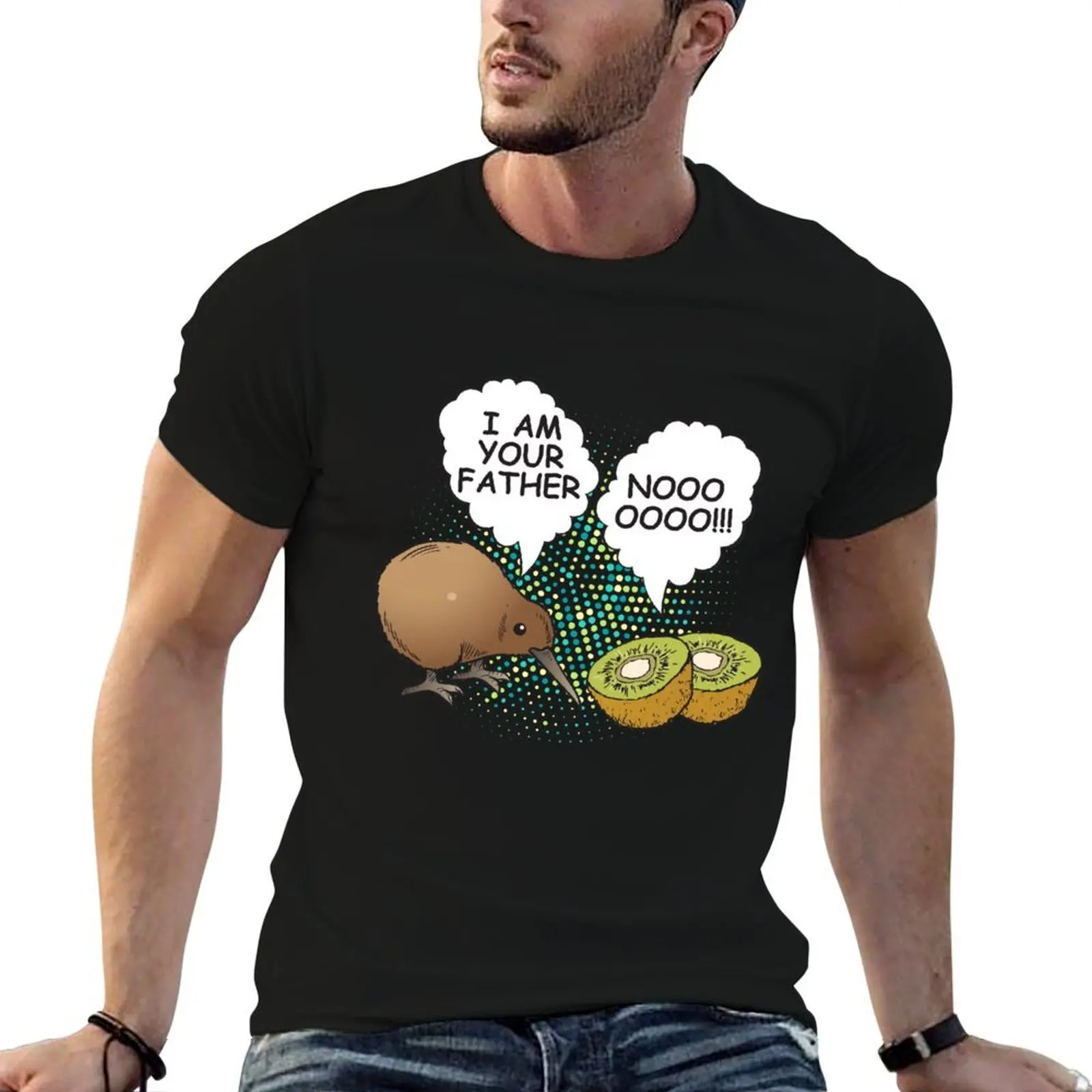 

Funny New Zealand Kiwi Bird Kiwi Fruit I Am Your Father Nerd Geek T-Shirt man tshirt T-Shirt