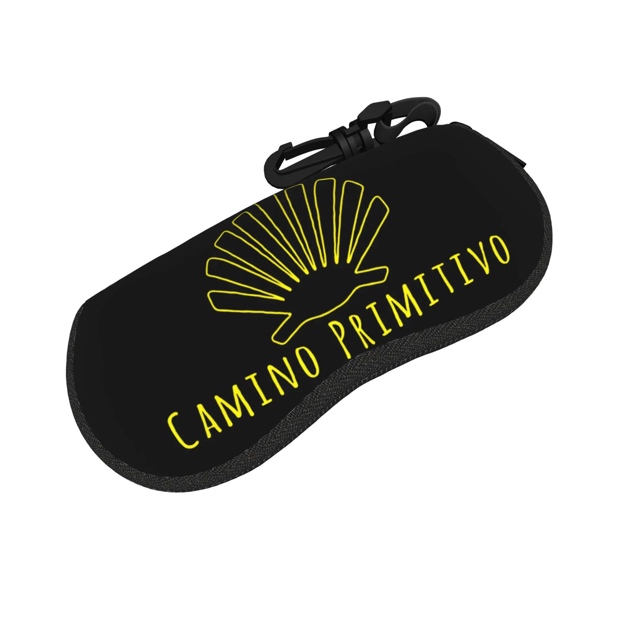 Camino De Santiago Glasses Case Cover  Sunglasses Pouch Outdoor Trend Eyewear Accessory Zipper Unisex Eyeglass Protector