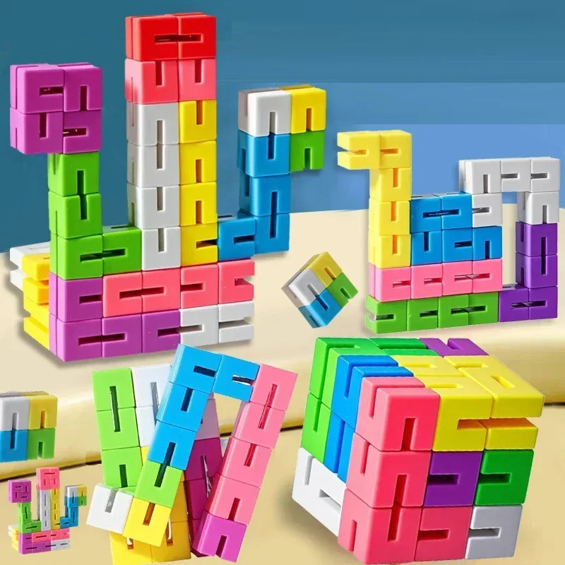 

Colorful Puzzle Cube Durable Exquisite Decompression Toy Infinity Magic Cube For Adults Kids Fidget Toys Antistress Anxiety Desk