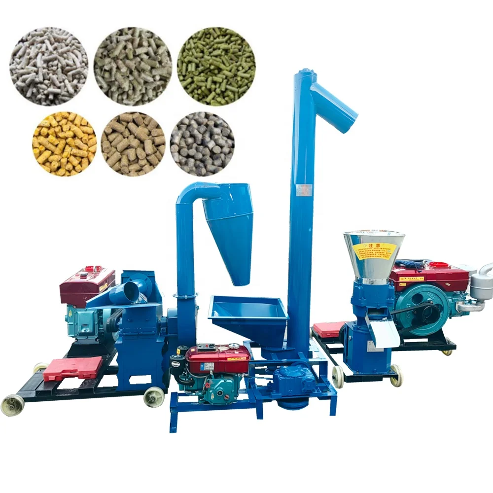 

Animal Feed Pellet Machine Extruder Granule Mill Pig Poultry Pelletizer Feed Machine