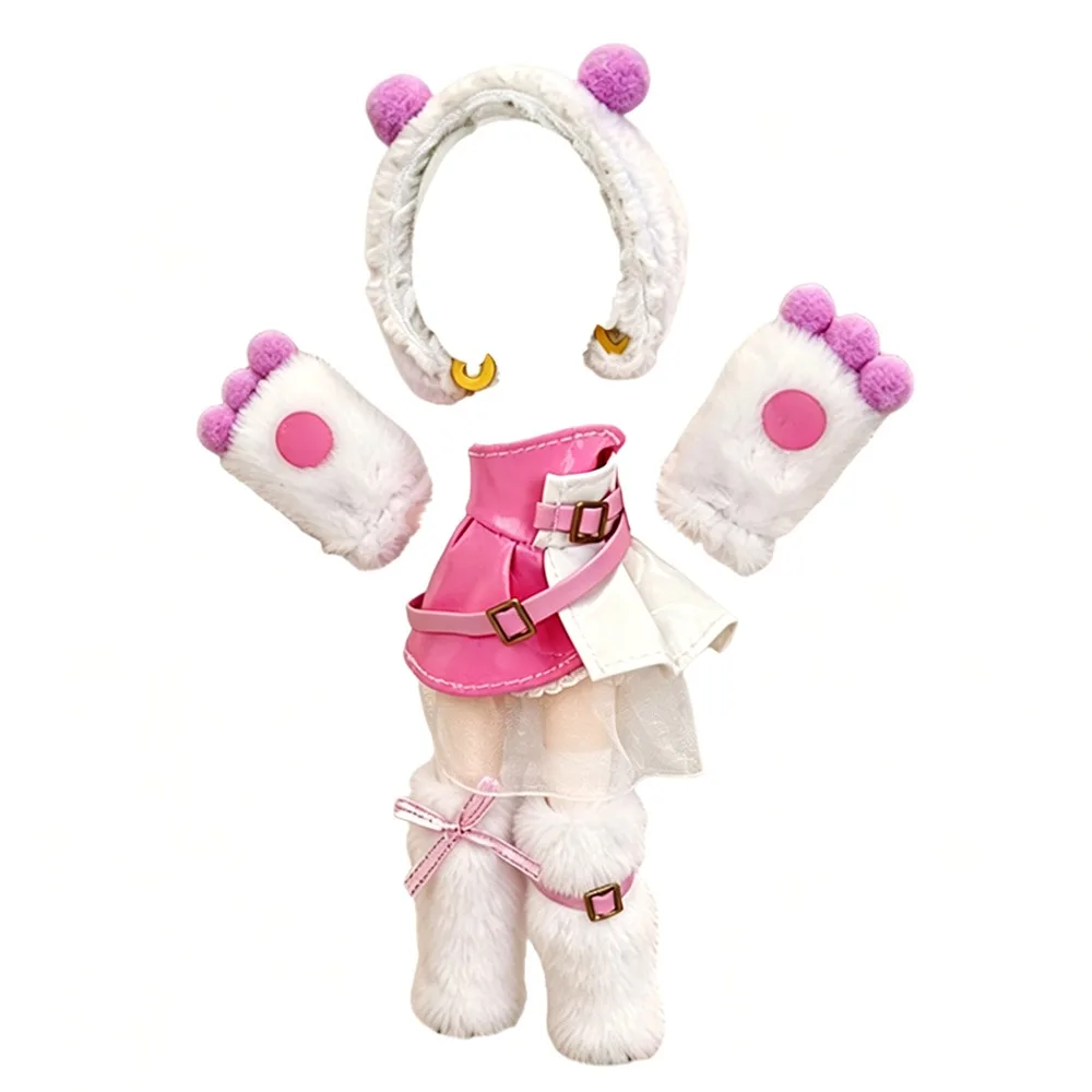 Dress Up Set 8 Points BJD Doll Clothes 12 Points Material Doll Clothes Set 11-17cm Doll Accessories Display Accessories