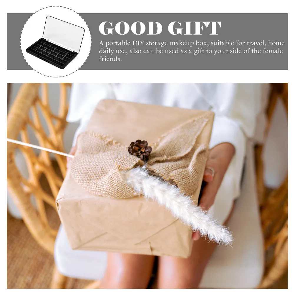 

3Pcs Eyeshadow Tray Empty Makeup Organizer Compact DIY Storage Box Portable Travel Lipstick Holder Replacement Case