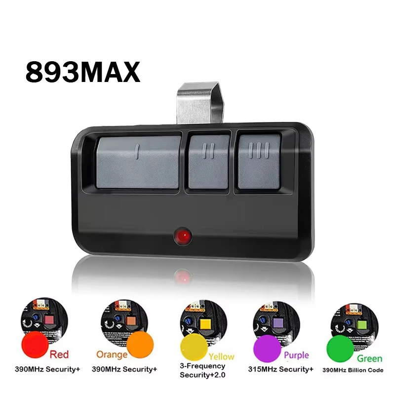 Newest Liftmaster 893MAX Garage Door Remote Control Compatible With 893LM 971LM 891LM 973LM 371LM 373LM Gate Opener Transmitter