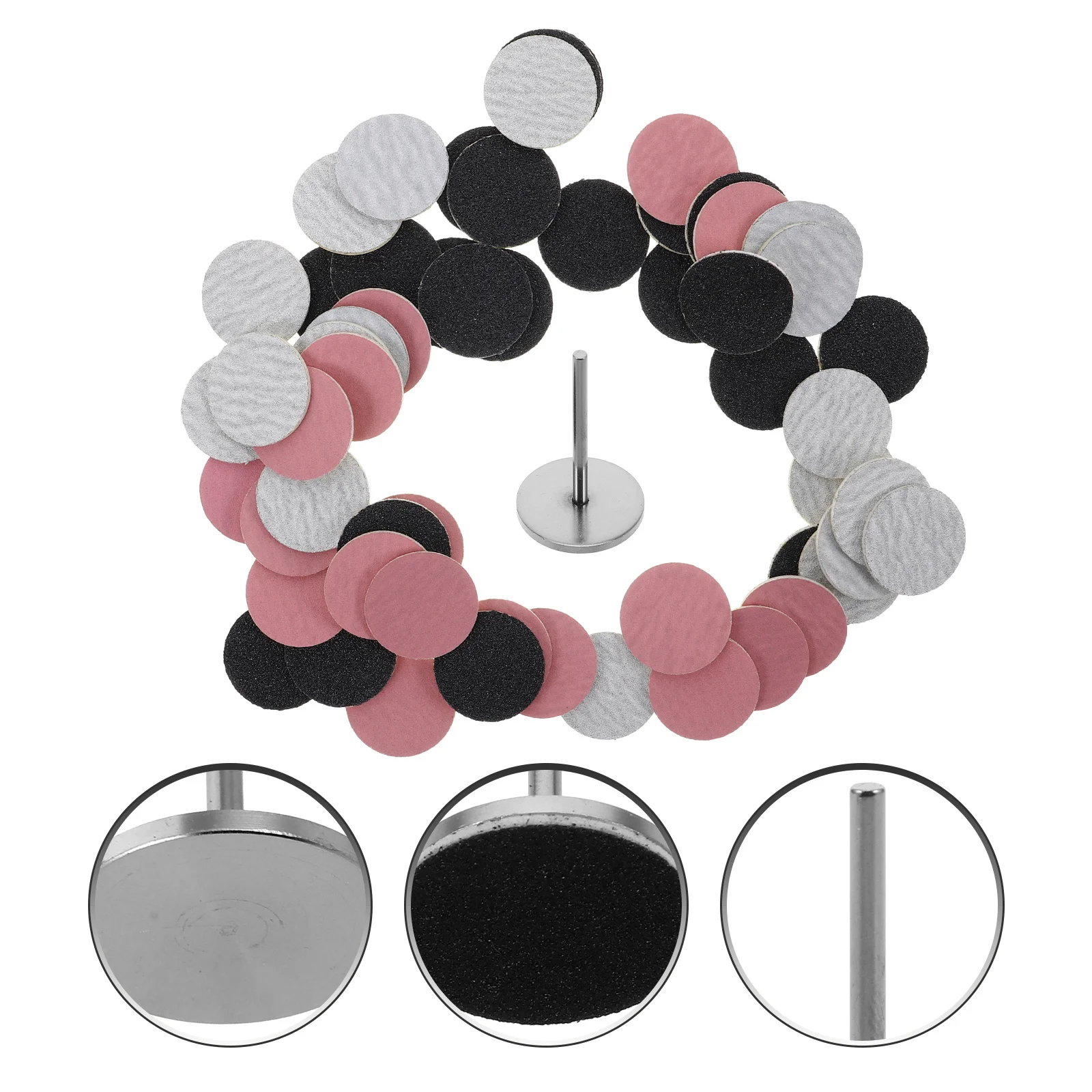 

60Pcs Sanding Discs Nail Drill Bits Replaceable Sandpaper Callus Remover Pedicure Manicure Supplies Dead Skin Removal