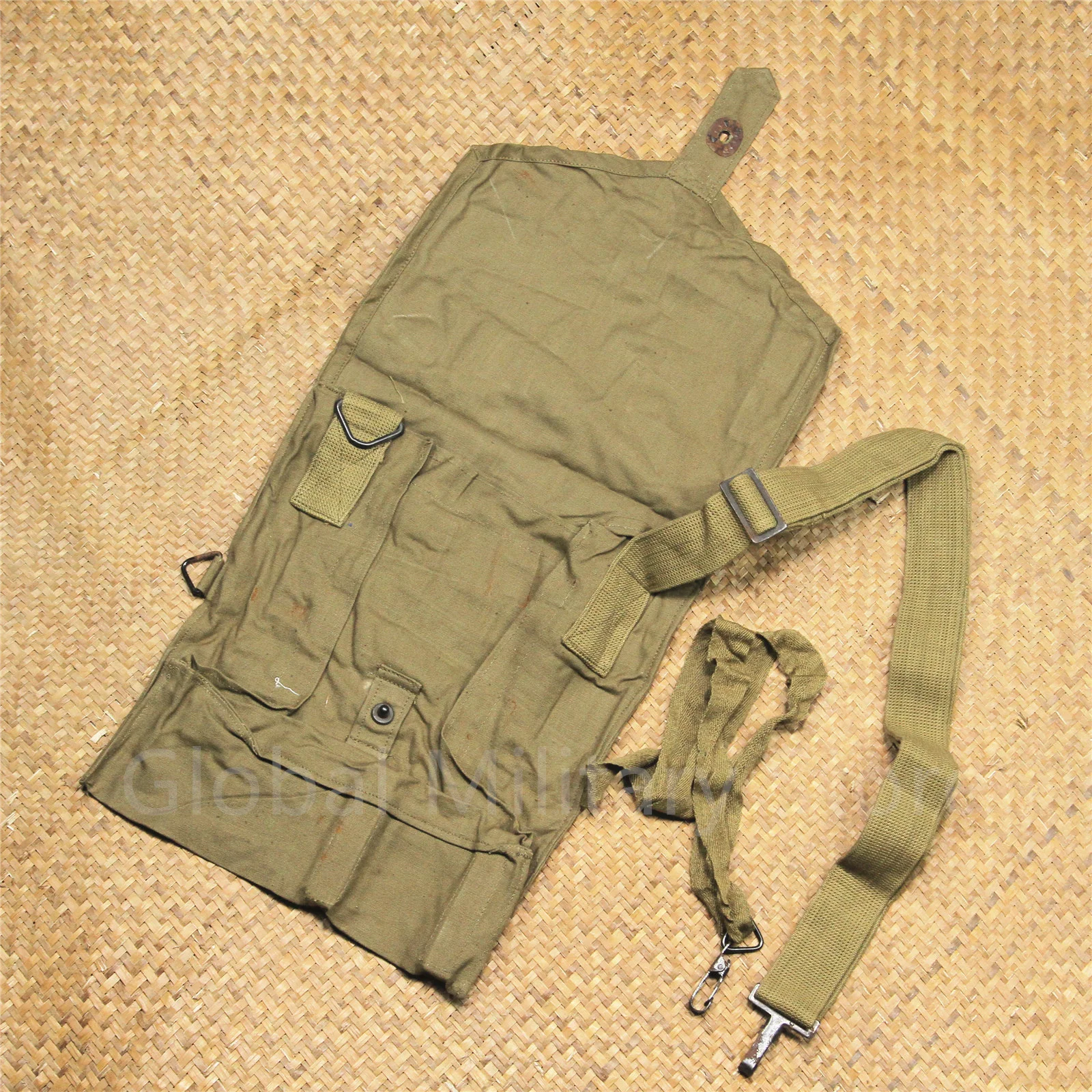 Original Vintage Chinese Military Surplus Type 59 Gas Mask Bag For GP-5ใPMGใSHMS Soviet Russian USSR Shoulder Messenger Bag