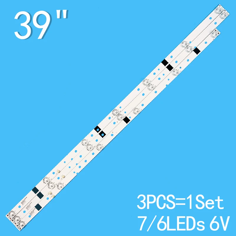 

LED Backlight strip lamp 39 "6+7 lamp For MS-L0878-L V7 LED39C310A JS-D-JP3910-071EC JS-D-JP3910-061EC E39DU1000 MCPCB MS-L1136-