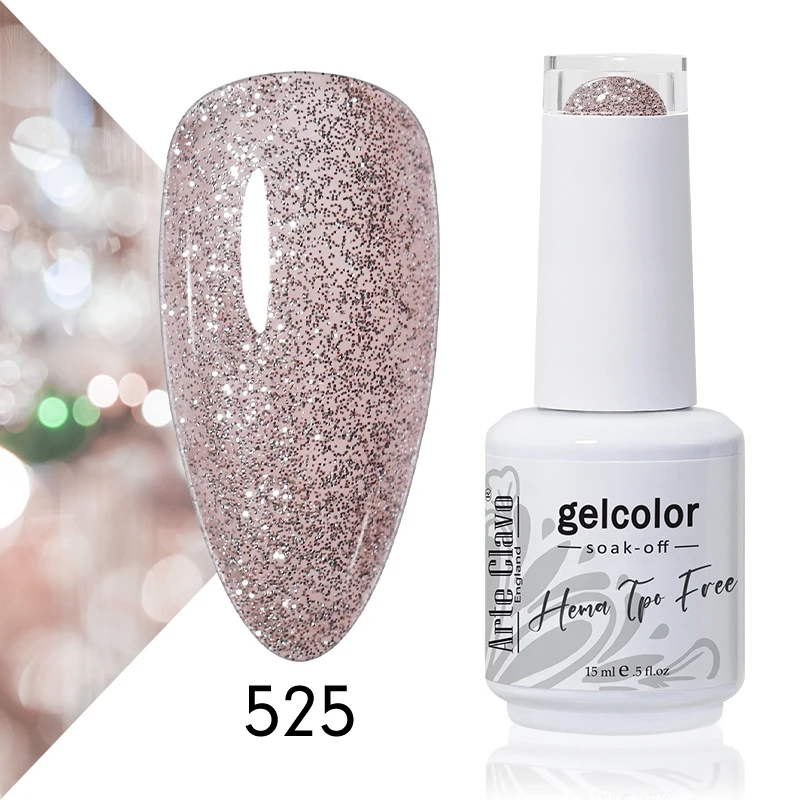 Arte Clavo Rose Red Kleur Serie 15 ml Gel Nagellak Hot Koop Langdurige Losweken Vernis Hybrid Nail Art top Bsae Maincure