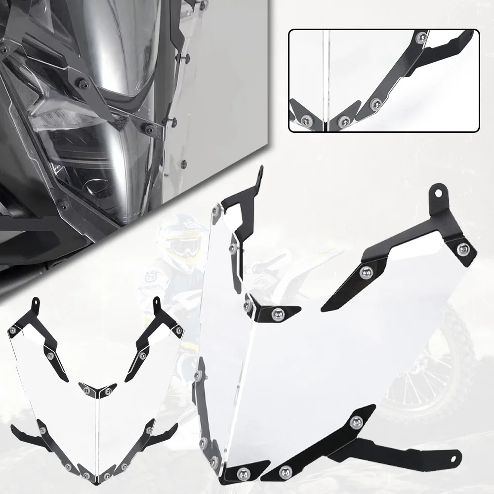 

FOR Honda XL750 Transalp -2023-2024-2025 Motorcycle Accessories Acrylic Headlight Protector Light Cover Protective Guard XL 750