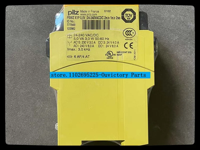 PSWZ X1P 0.5V /24-240VACDC Order number 777949 New original PILZ Safety Relay