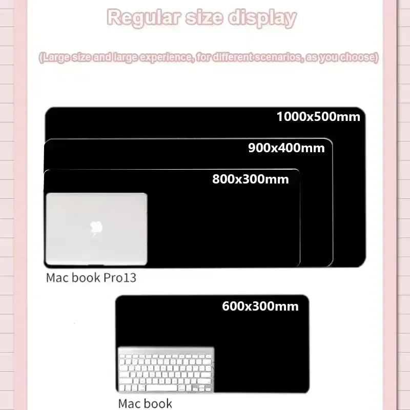 Colorful Bats Speed Locking Edge Large Natural Rubber Mouse Pad Waterproof Game Office Non-slip Keyboard Desk Mousepad XXL Rug