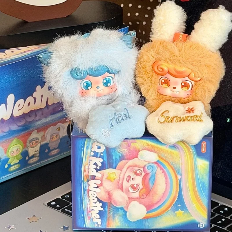 Оригинальный плюшевый брелок-сюрприз Jotoys Qbao Weather Baby Mini Series, модная коллекционная игрушка, милая кукла, настольный подарок