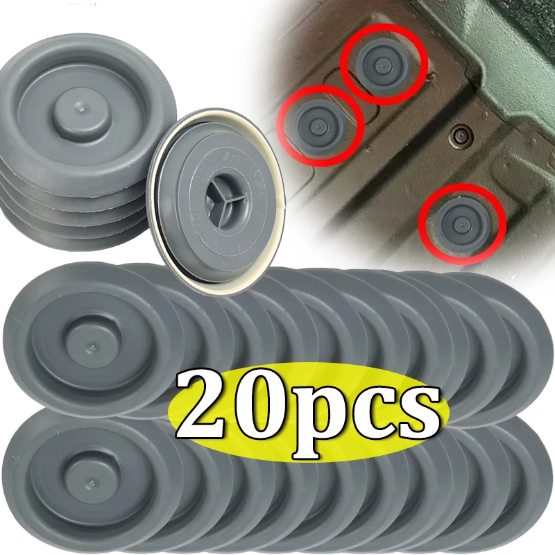 For Volkswagen Passat Car Chassis Trunk Spare Tire Floor Dustproof Waterproof Plugs Spare Tire Hole Sealing Cover 4-20PCS