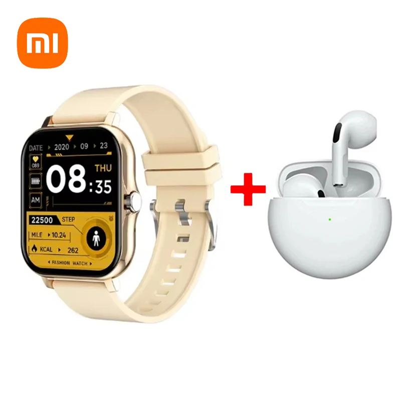 Xiaomi NEW Smart Watch Women Men Lady Gift Sport Fitness Watches Heart Rate Monitor Waterproof Smartwatch For Phones Android IOS